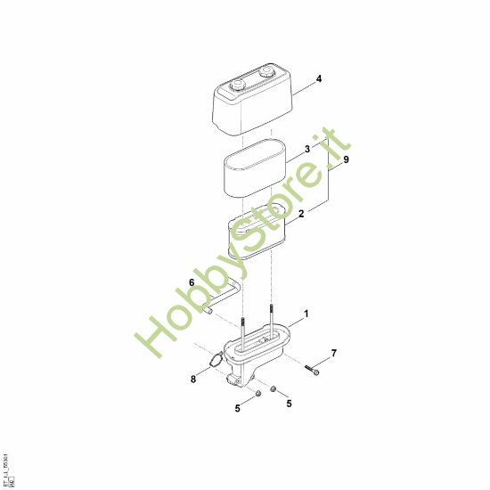 Picture of B - Filtro aria EVC 4000.1 (EVC4000-0002)